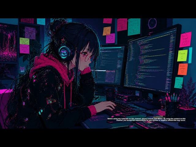 Cyberpunk Anime Electronic House Beats for High Performance Coding and Design
