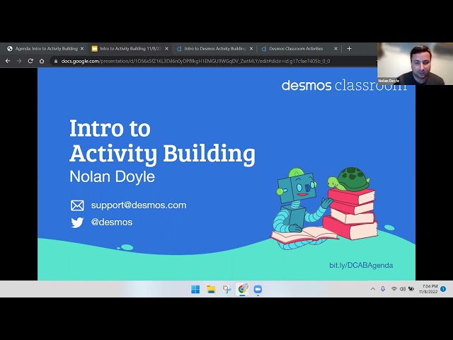 Introduction to Activity Builder—Desmos Classroom – Grade 3–12  I Amplify