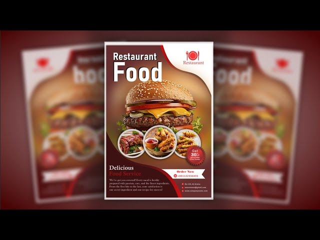 How to Design a Professional Restaurant Flyer in CorelDRAW | Step-by-Step Tutorial