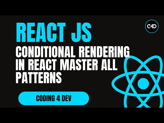 Conditional Rendering in React – Master All Patterns with Real-World Use Cases!