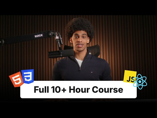 Become a Frontend Developer from Scratch – Full Beginner’s Tutorial (HTML, CSS, JavaScript, React)