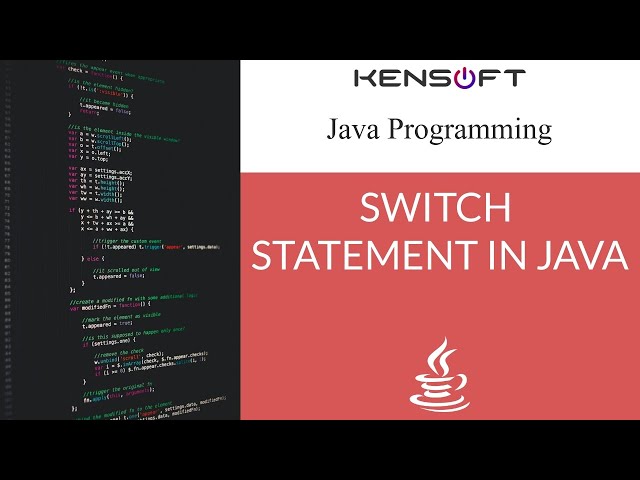 Java Tutorial Switch Case For Beginners