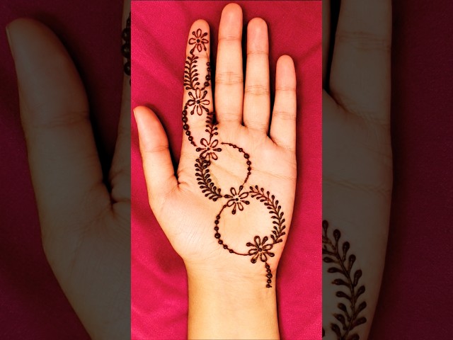 Easy Front hand mehendi design #mehndidesign #mehendidesign #fronthandmehndi #simplemehndi #art