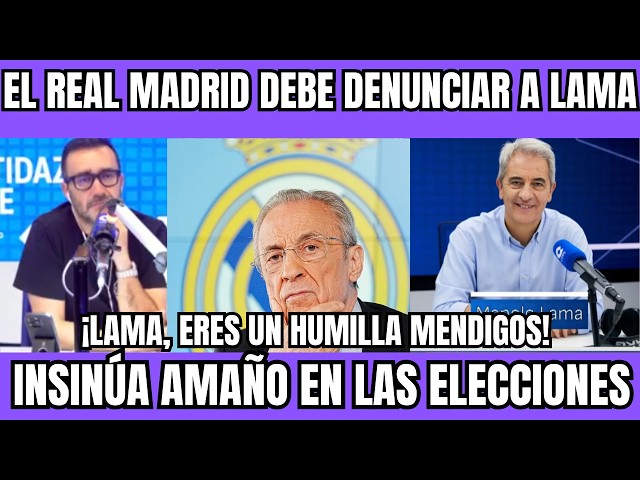 MANOLO LAMA MUST BE SUED AFTER INSINUATING RIGGED ELECTIONS AT REAL MADRID!