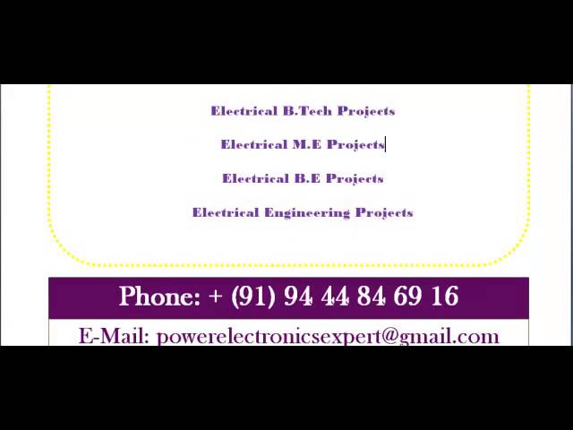 LATEST EEE PROJECTS IN NEW ZEALAND