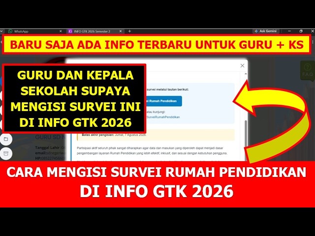 HOW TO COMPLETE THE 2026 EDUCATION HOUSEHOLD SURVEY ON INFO GTK