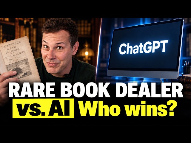 A Rare Book Value Competition.  Book dealer  VS.  AI