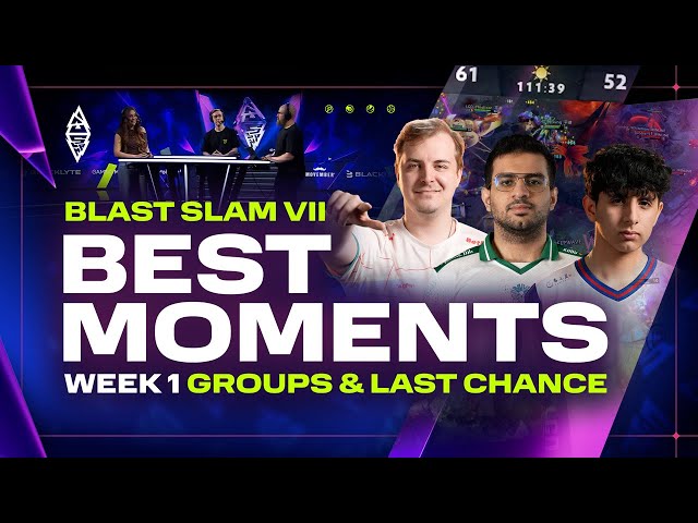 BEST MOMENTS Week 1 | BLAST SLAM VII: Copenhagen Dota 2 Highlights