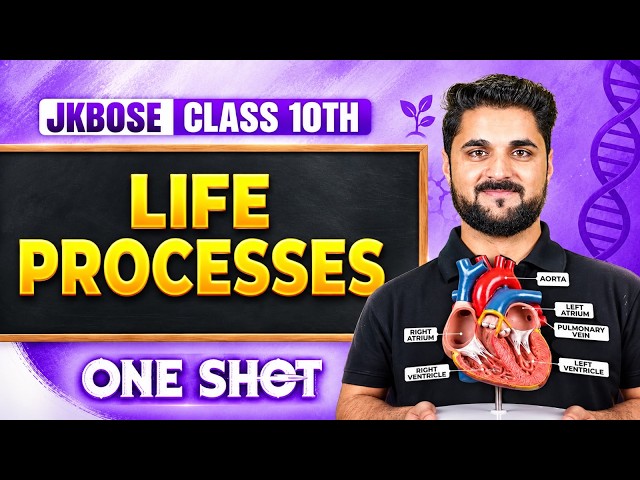 JKBOSE Class 10th Biology | Life Processes | One Shot 🔥 | Davood Sir