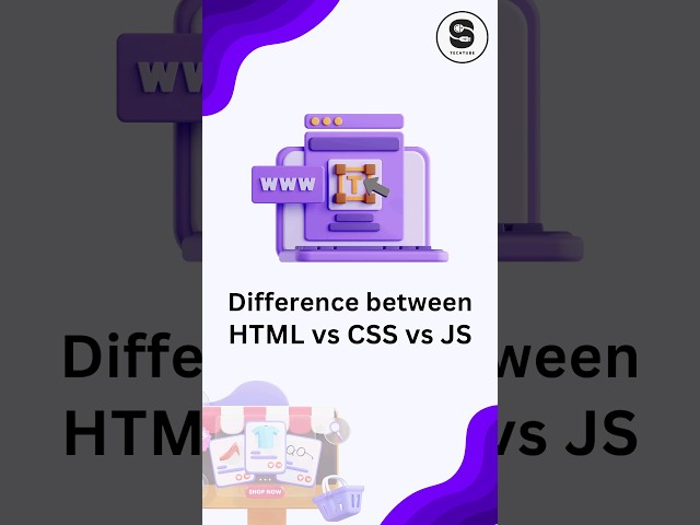 Difference Between Html, CSS and JavaScript in Hindi | #html #css #javascript #codingshorts  #shorts