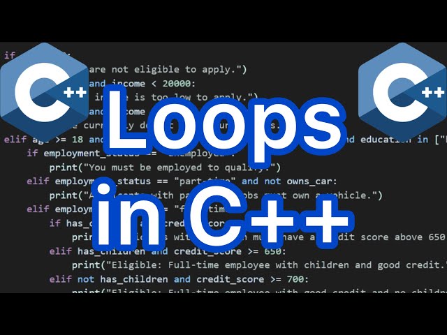 Leaning loops in CPP