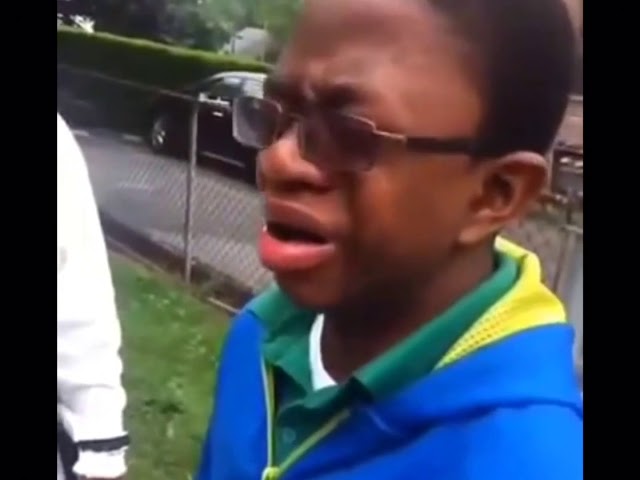 Why u crying? (Autotune version) Black kid crying in autotune