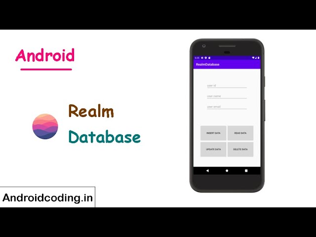 Android Tutorial on realm database | local database | android coding
