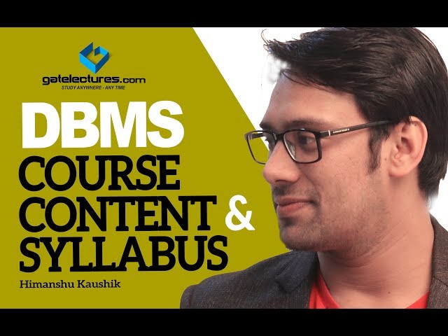 Database Management System 01 Course content and Syllabus (DBMS)