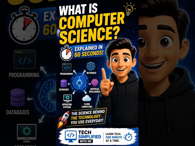 What Is Computer Science? 💻 Explained in 60 Seconds! #ai