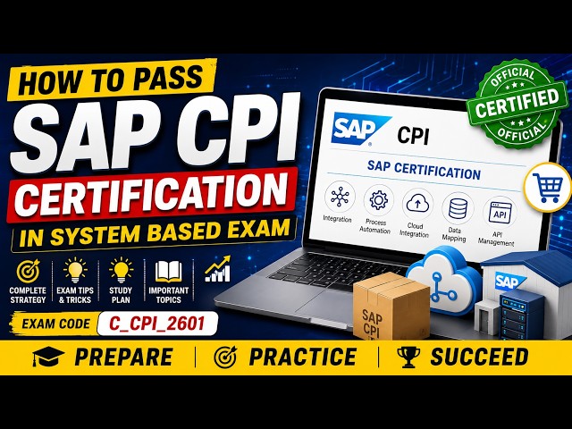 How to Pass SAP CPI System-Based Exam | C_CPI_2601