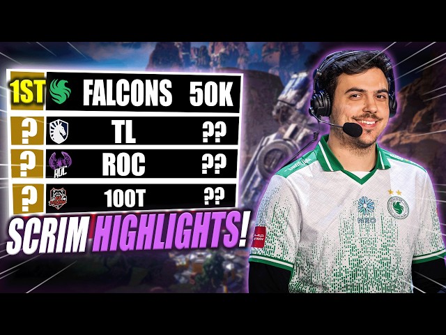 DROPPING 100+ POINTS IN ALGS SCRIMS!! | Falcons Imperialhal
