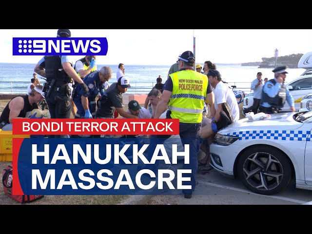 Bondi Terror Attack: Horror scenes unfold in heart of Sydney | 9 News Australia
