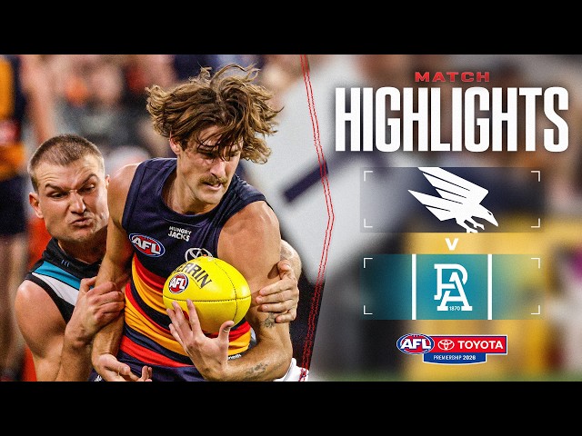 Adelaide Crows v Port Adelaide Highlights | Round 8, 2026 | AFL