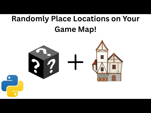 Python Tkinter Tutorial | How to Randomly Place Locations on a Tile Map