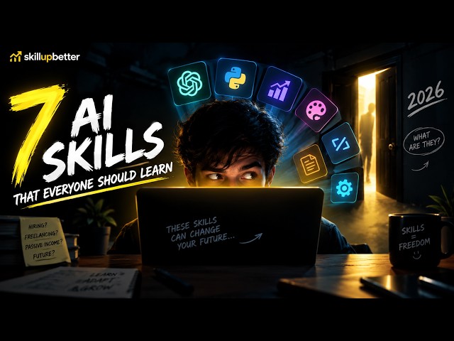 7 AI Skills That Can Get You Hired in 2026 🚀 | Skills You Need for the Future