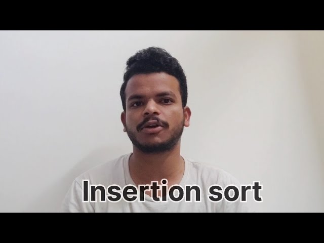 Insertion sort | Java | Sorting techniques | DSA | A&B Tech world