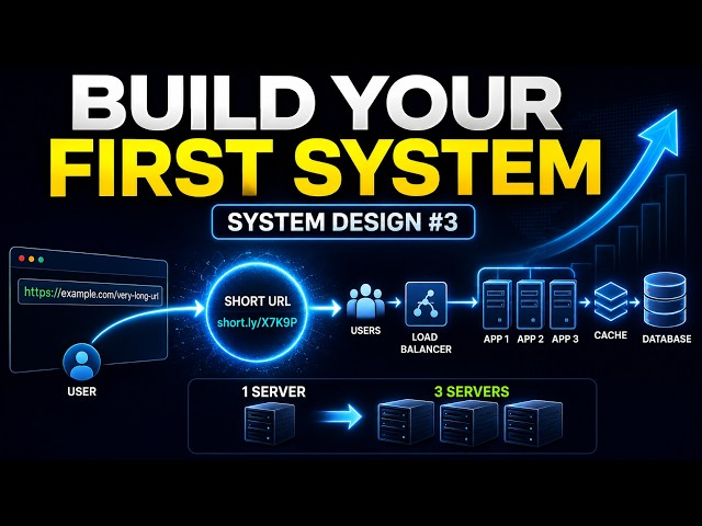 Build Your First System Design | URL Shortener Explained Step-by-Step 🚀