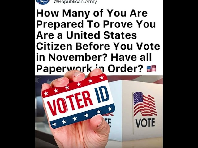 Debate continues over proof of citizenship requirements for voting, election integrity,
