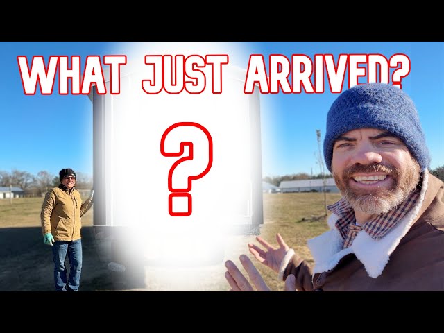 A Big Surprise Was Just Delivered To The Farm!