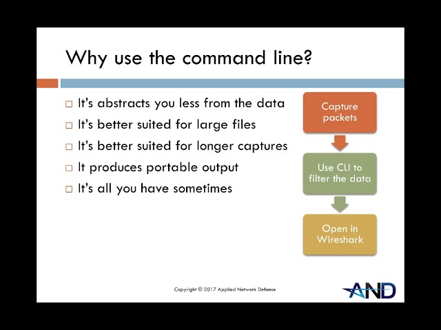17-1   Command Line Packet Analysis