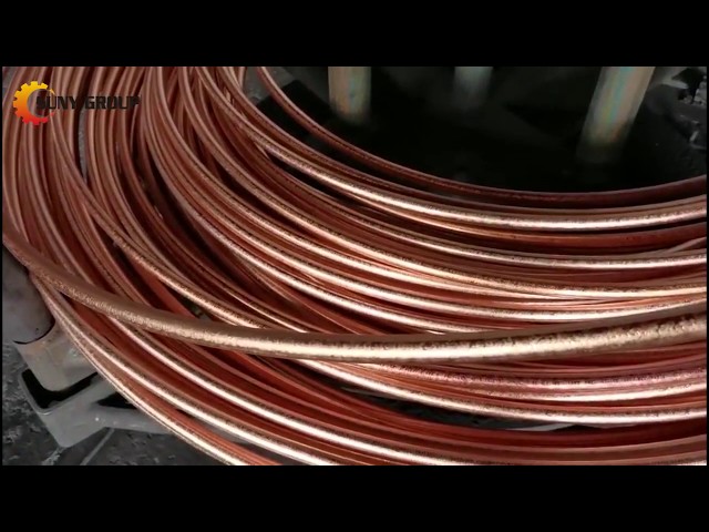 2000 Ton/Year Oxygen-free Copper Rod Casting Machine from Copper Wire Scraps