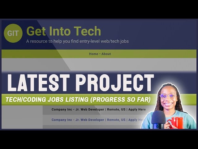 Latest Project - Web/Tech/Coding Jobs Website (Progress)