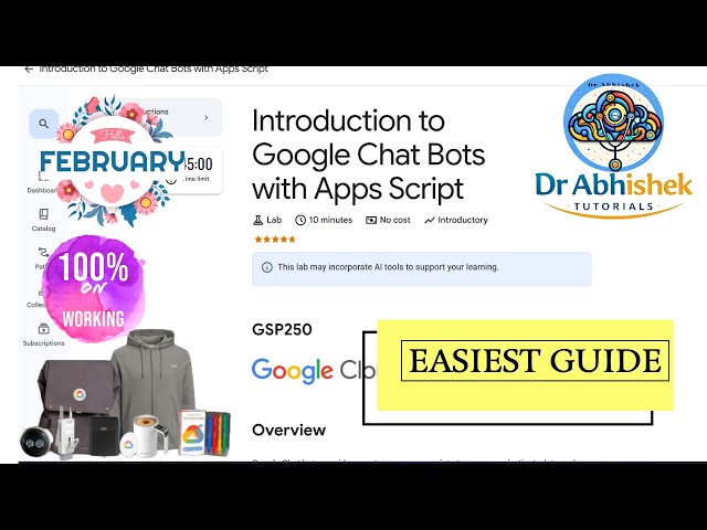 Introduction to Google Chat Bots with Apps Script | FEB 2026 | #GSP250 #qwiklabsarcade2026