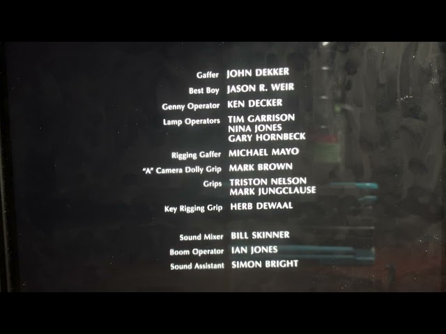 Code Name: The Cleaner (2007) End Credits