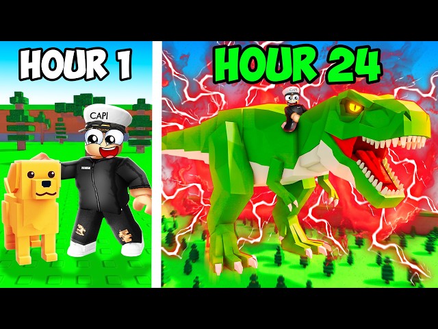 MORPHING into a GIANT T-REX in ROBLOX