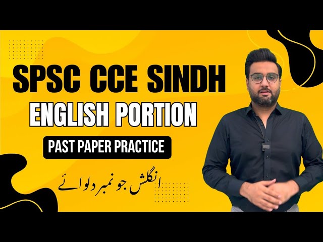 CCE SPSC English Paper Solution Solved Past Papers Practice English Sentence Correction #cce2025