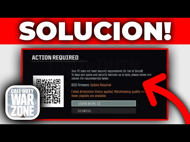 Tu BIOS No Te Deja Jugar Warzone? Así Lo Resuelves! | Actualización De Firmware De BIOS Necesaria