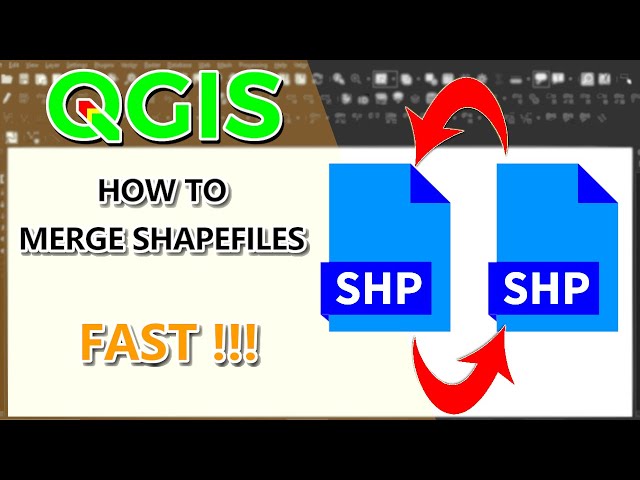 HOW TO  MERGE SHAPEFILES FAST !!! - QGIS