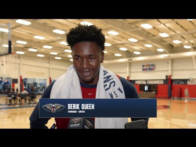 Derik Queen on Yves Missi, best dunkers on the team | Pelicans Training Camp 2026