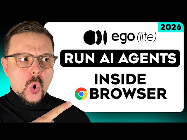 Run AI Agents Inside Browser Space with Ego Lite Browser (Full Tutorial)