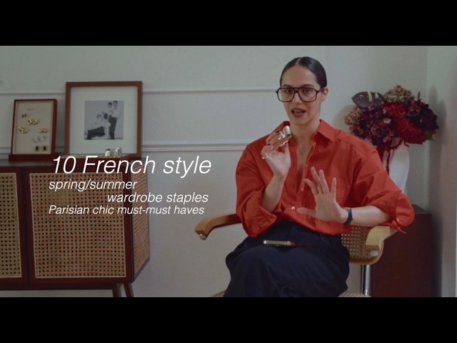 10 French Style spring/summer wardrobe staples | Parisian chic essentials