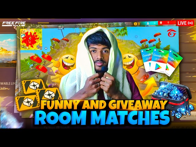 FREE FIRE MAX LIVE🔴 | Custom Room Match Tamil Live #freefiremax #freefiremaxlive #fflive