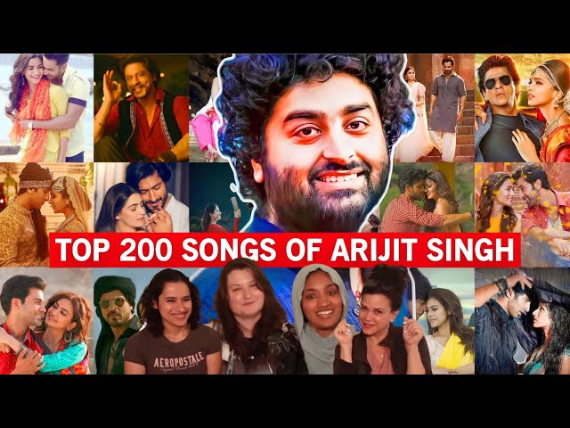 Americans react to Top 200 Nostalgic Songs Of Arijit Singh (2011-2024) | Bollywood Songs
