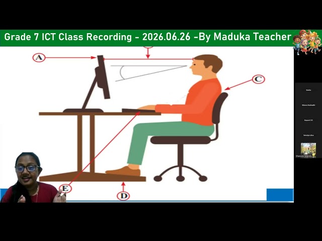 How to use Keyboard correctly |Grade 7 ICT-Lesson 4 | 2026.06.26 Recording #OnlineICTClass #ict