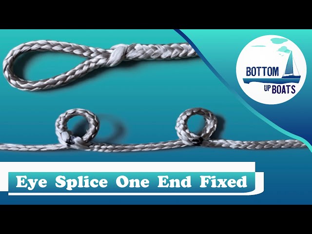 Create Perfect Eye Splices Even When One End is Fixed