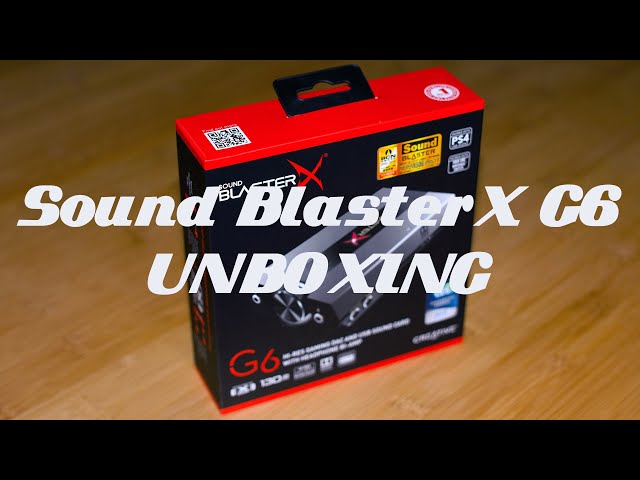 Sound BlasterX G6