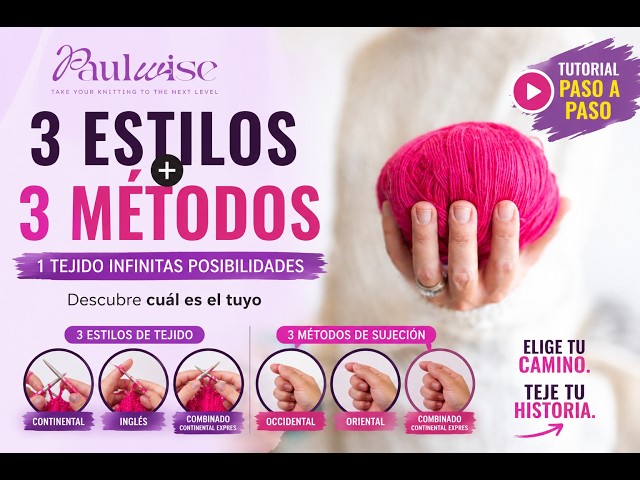 Antes de aprender cualquier técnica, mira este vídeo | Los 6 métodos para tejer