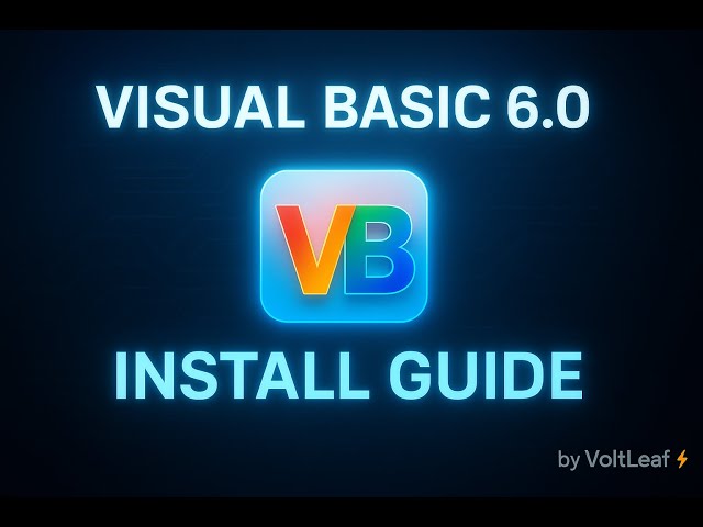 How to Install Visual Basic 6.0 Enterprise Edition on Windows | Step-by-Step Full Guide