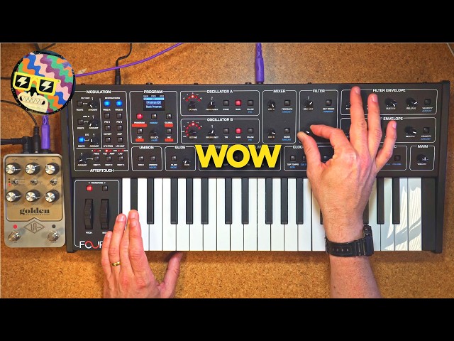 Sequential Fourm NO TALKING Synth Demo