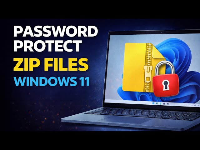 How to Password Protect ZIP Files in Windows 11 (Quick Tutorial)